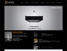 Tablet Screenshot of lelco-group.com